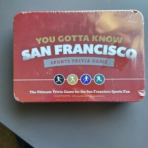 San Francisco Sports Trivia Game - Red